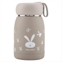 Taza de café con aislamiento al vacío, botella de leche de viaje con forma de barriga grande