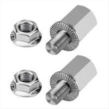 Bicycle Hub Hitch Adapter, M10x1.0 Thru Axle Universal Trailer Couplin