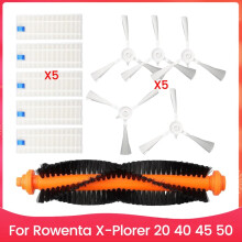 Kit filtro spazzola laterale per X-Plorer serie 20 40 45 50 RR6875 RR7275 RR