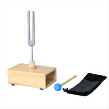 432Hz Chakra Stemvork Set met Klankkast en Stokje, Legering Geluid
