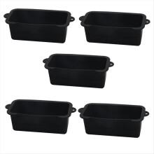 Schwarzer Silikon-Fettauffangbeutel, wiederverwendbarer Auffangbeutel für Grillpfannen, Tropfschale