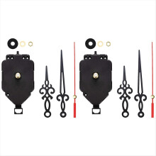 2er-Set DIY-Uhrwerk-Reparaturset mit Zeigern, Quarz-Reparaturteil