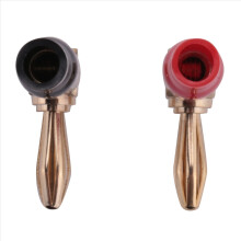 stuks 4 mm bananenstekker luidsprekerkabels connectoradapter 24-karaats verguld S