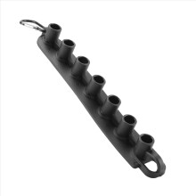 Suporte para bicos de lavadora de alta pressão, comporta 7 bicos com conexão rápida de 1/4 de polegada.