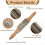 Buffing Wheel Rake Cleaning Tool for Polishing Compound with Beech Woo 4