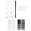 st ringstorleksjusterare för lösa ringar transparent ringadapterkit 3