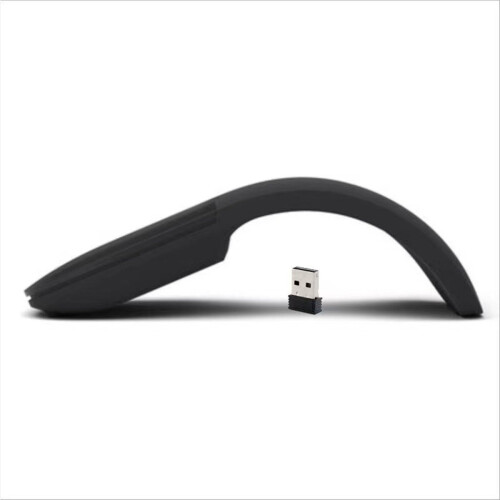 Wireless Mouse Foldable Arc Touch Mause Ultra-Thin Mute Office for PC 1