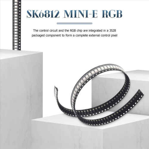 Chip LED SMD Pixel SK6812 MINI-E RGB (simile a WS2812B) da 100 pezzi 2