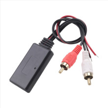 Adaptador USB universal para carro, receptor Bluetooth sem fio, mídia doméstica, entrada AUX.