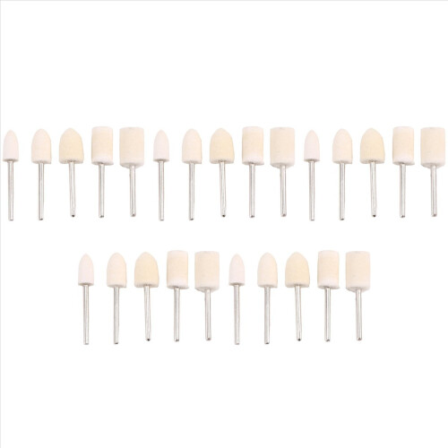 25pcs Felt Polishing Buffing Pad Head Set Rotary Tools for Accessories