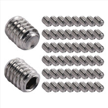 50 buc șuruburi hexagonale din oțel inoxidabil M2.5 x 3 mm, fără cap, tip C