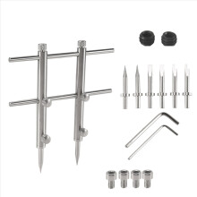 Kit de ferramentas para reparo de lentes de câmera de 10 a 100 mm com 3 pontas.