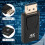 Adaptér DisplayPort na samicu, 1080P Dp 8