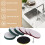 Kit de limpeza com escova elétrica para furadeira de 4 polegadas, esfregão e esponjas abrasivas para azulejos. 7