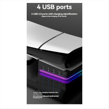 Voor Slim/Pro-standaard met lichtmodi, 4 USB-hubs - verbeterde opslag en D