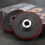 Conjunto de 5 discos de lixa de fibra de nylon de 4 polegadas para polimento e desbaste. 9