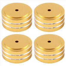 4 db 40x20 mm-es alumínium HIFI erősítő hangszóró izolációs állvány lemezjátszó láb