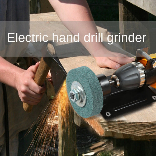 Hand Electric Drill to Grinder Machine Sander Conversion Head Set Grin 2