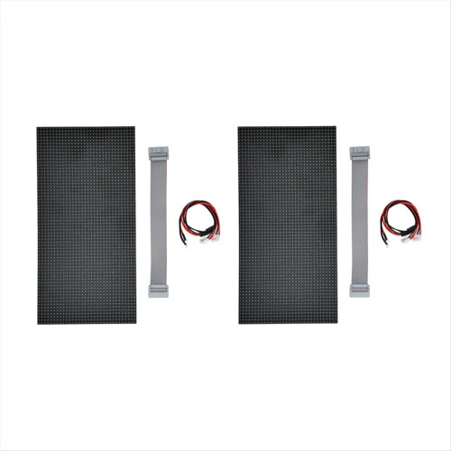 2Pcs P5 Indoor LED Screen Panel 64X32 Pixels Display Module 16 Scan 32