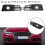 Nebelscheinwerferabdeckung für S6 A6 2015–2018 (C7 Facelift) mit 10
