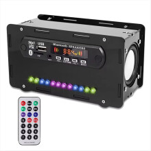 DIY Bluetooth hangszórókészlet LED FM rádió USB otthoni hangerősítővel D-vel