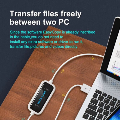 USB-pc til online deling Sync Link Net Direct Data File Transfer Bridge 2