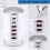 65W USB-hurtiglader HUB Hurtiglading QC3.0 Multi 6-porter Type C PD-lader 5