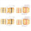 Banana Jack Binding Post Insert with Black & Red Rings, Screw Type Aud 5