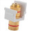Banana Jack Binding Post Insert with Black & Red Rings, Screw Type Aud 8