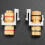 Banana Jack Binding Post Insert with Black & Red Rings, Screw Type Aud 11