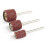 51 stk. sandpapirring slipehode rull metall avrusting polering rund 8