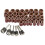 51 stk. sandpapirring slipehode rull metall avrusting polering rund 3