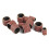 51 stk. sandpapirring slipehode rull metall avrusting polering rund 7