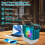 Wireless Bluetooth Speaker for 18-20V Batteries with USB Type-C Port L 6