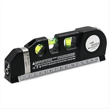 Multipurpose Laser Ruler Multifunctional Level and Spirit Metric Ruler