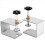 2 τεμάχια Ξυλουργικά εργαλεία ντουλαπιού αξεσουάρ χάλυβα μπροστινό συρτάρι Insta 2
