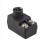 x Push-On antennematchingtransformator 300/75 ohm TV F koaksialadapter 10