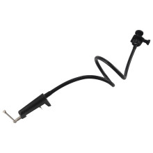 Support pour webcam, support de montage amélioré avec bras flexible en col de cygne et fermeture à pression.
