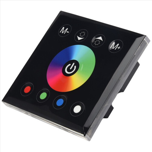 DC12V-24V RGB / RGBW Wandgemonteerde Touch Panel Controller Glazen Dimmer 2