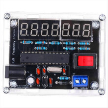 Frequency Meter,10MHz Meter DIY Kit Counter AVR with Shell 0.000 001Hz