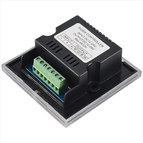 DC12V-24V RGB / RGBW Wandgemonteerde Touch Panel Controller Glazen Dimmer 1