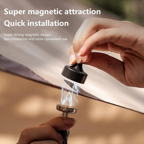 Magnetiska campingkrokar, magnetklämma med karbinhake, tälttak H 2