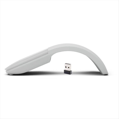 Wireless Mouse Foldable Arc Touch Mause Ultra-Thin Mute Office for PC