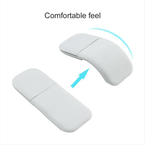 Wireless Mouse Foldable Arc Touch Mause Ultra-Thin Mute Office for PC 2