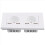 IP66 16A 250V αδιάβροχο εξωτερικό κουτί πρίζας τοίχου ηλεκτρικό διπλό 4