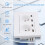IP66 16A 250V αδιάβροχο εξωτερικό κουτί πρίζας τοίχου ηλεκτρικό διπλό 5