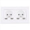 IP66 16A 250V αδιάβροχο εξωτερικό κουτί πρίζας τοίχου ηλεκτρικό διπλό 2