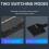 Switch KVM USB compatível com divisor de 3 portas 4K 60Hz para desktop 6