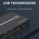 Switch KVM USB compatível com divisor de 3 portas 4K 60Hz para desktop 10
