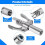 Quick Release Grease Coupler Fitting Hose Double Handle Tool Adapter Q 6